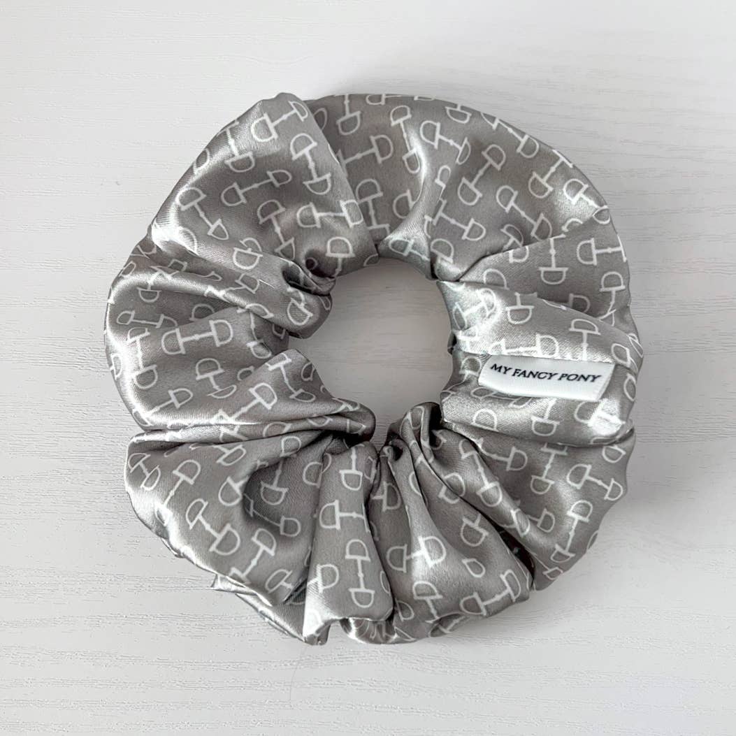My Fancy Pony - Snaffle Bit Satin Equestrian Scrunchies - RWB