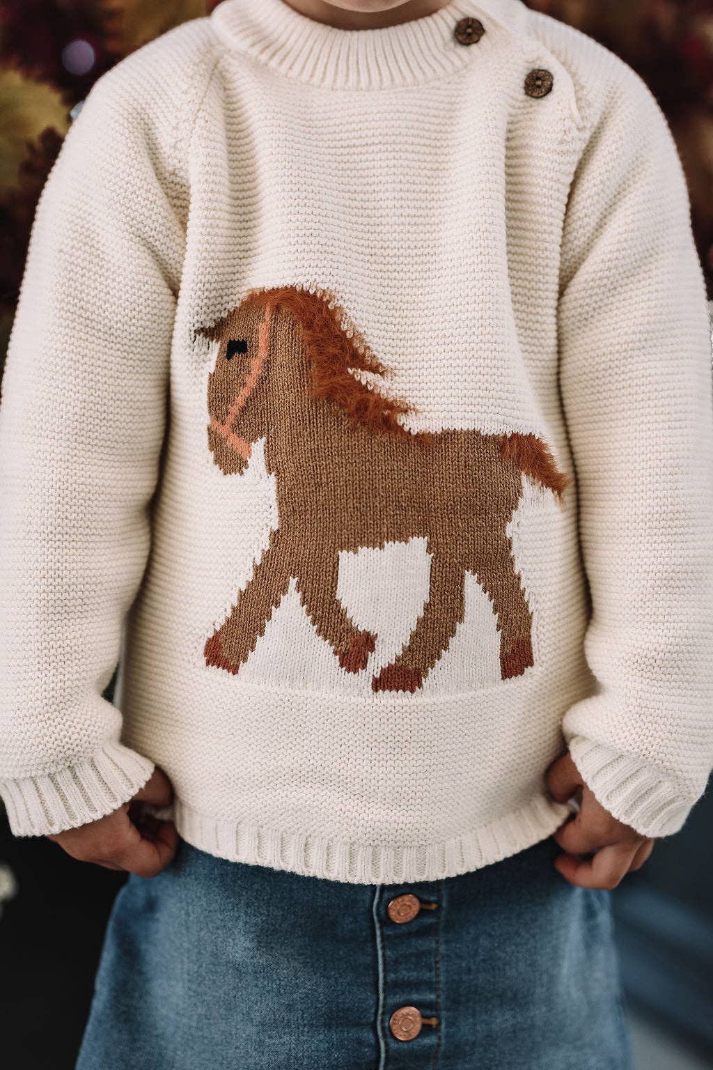 Gwenny Horse Sweater - Toddler Size!