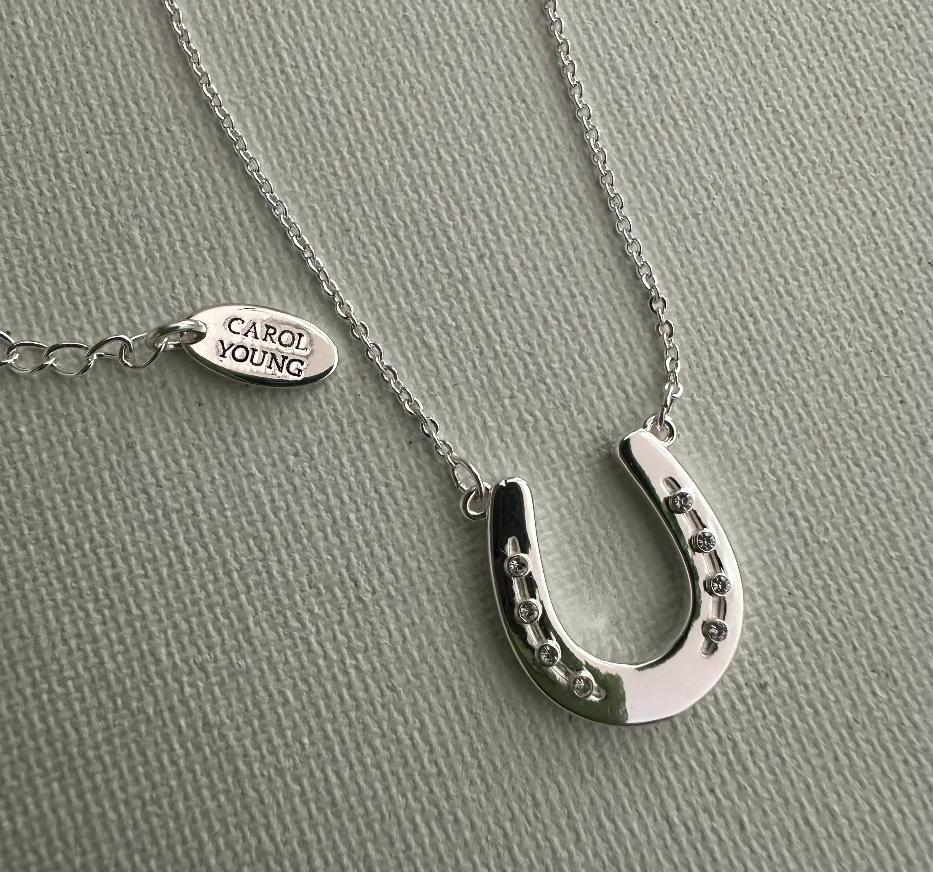 Petite Single Horseshoe Necklace for Arabian Lovers