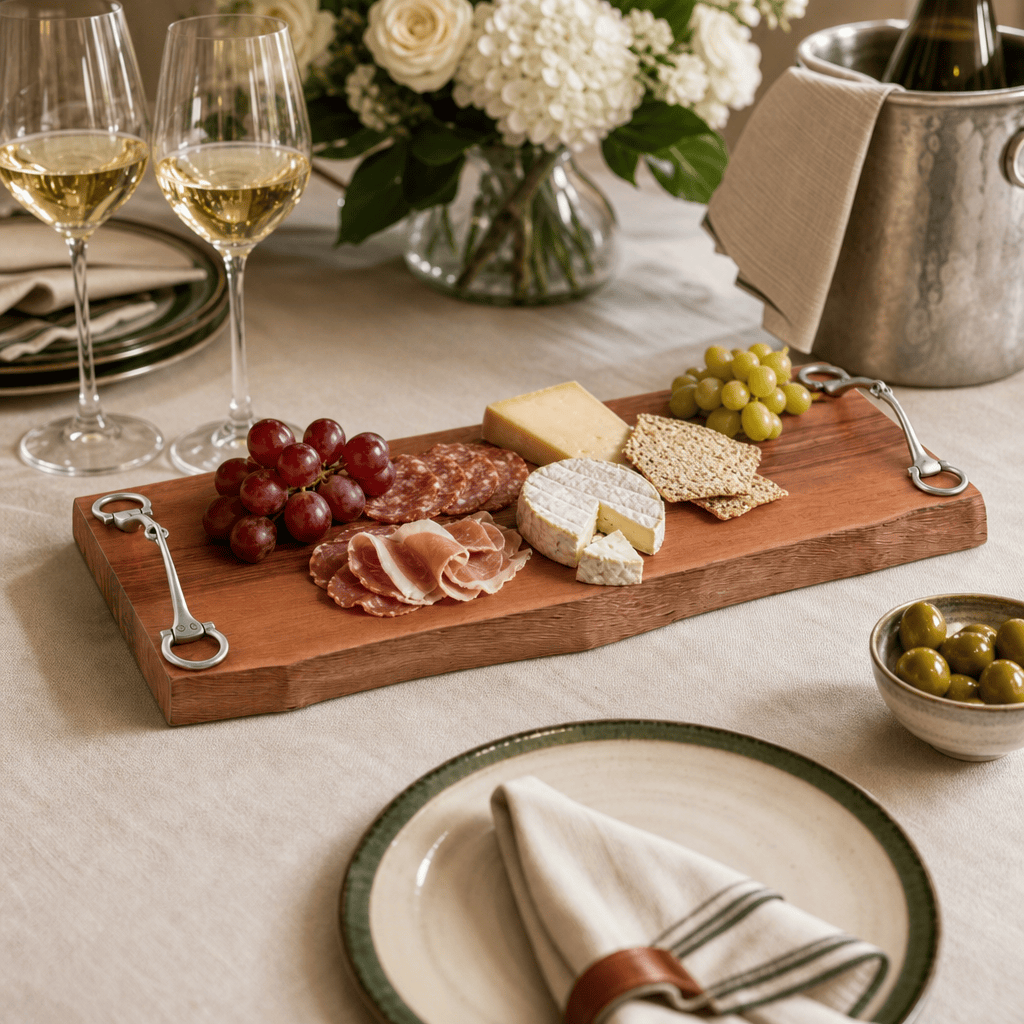 Stirrup Handle Charcuterie Board