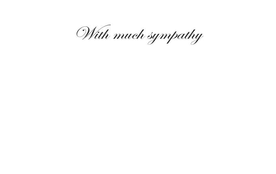 Horse Sympathy Greeting Card / Thinking of You