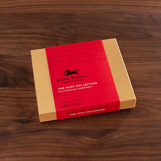 Dark Horse Chocolates Milk Chocolate Hunt Assortment 16 pcs