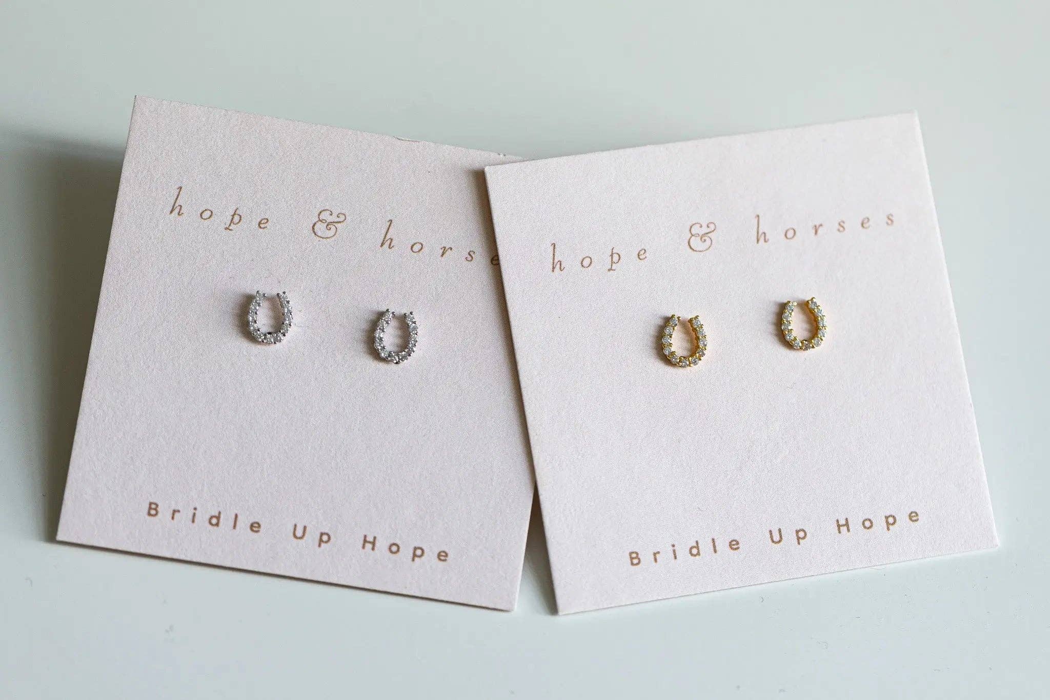 Bridle Up Hope Shop - Luxe Horseshoe Earrings