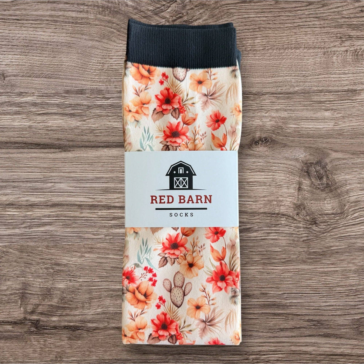 Red Barn Socks - Harvest Blooms