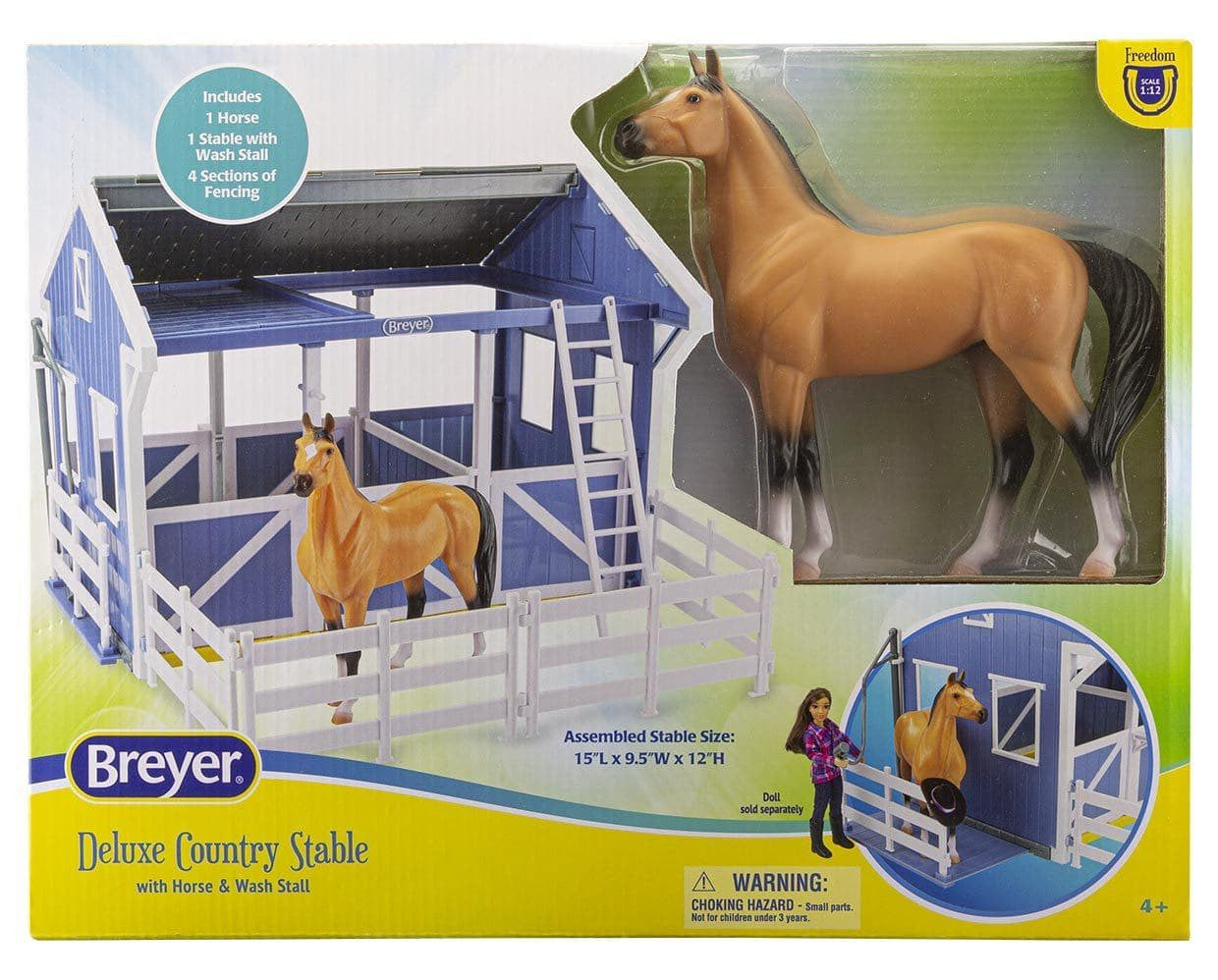 Breyer Deluxe Country Stable with Horse & Wash Stall - sku to order - 112469