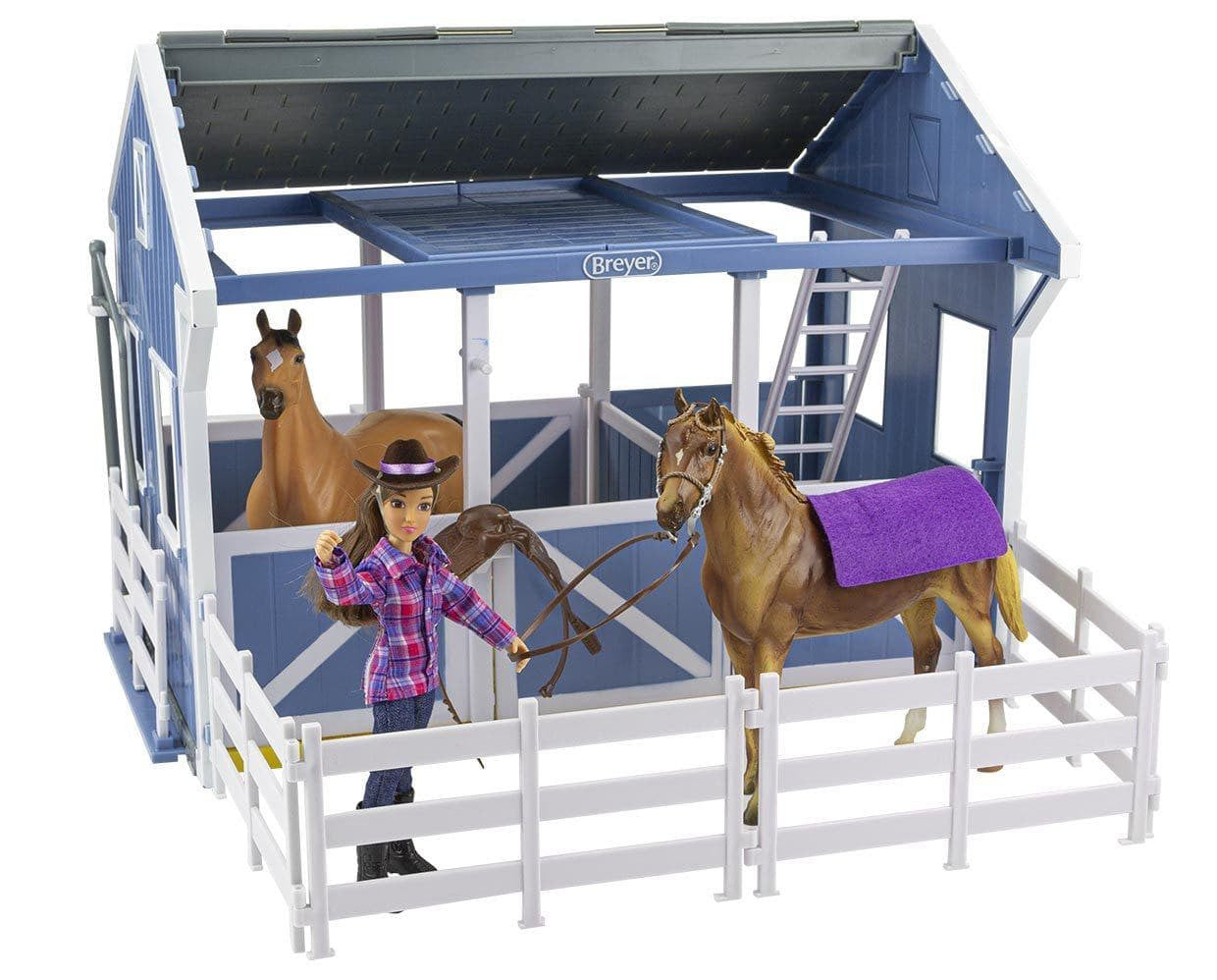 Breyer Deluxe Country Stable with Horse & Wash Stall - sku to order - 112469