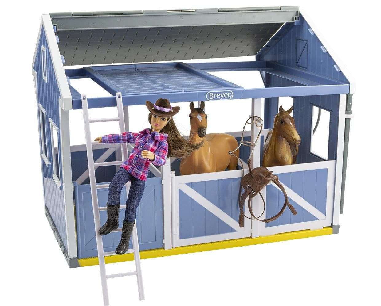 Breyer Deluxe Country Stable with Horse & Wash Stall - sku to order - 112469