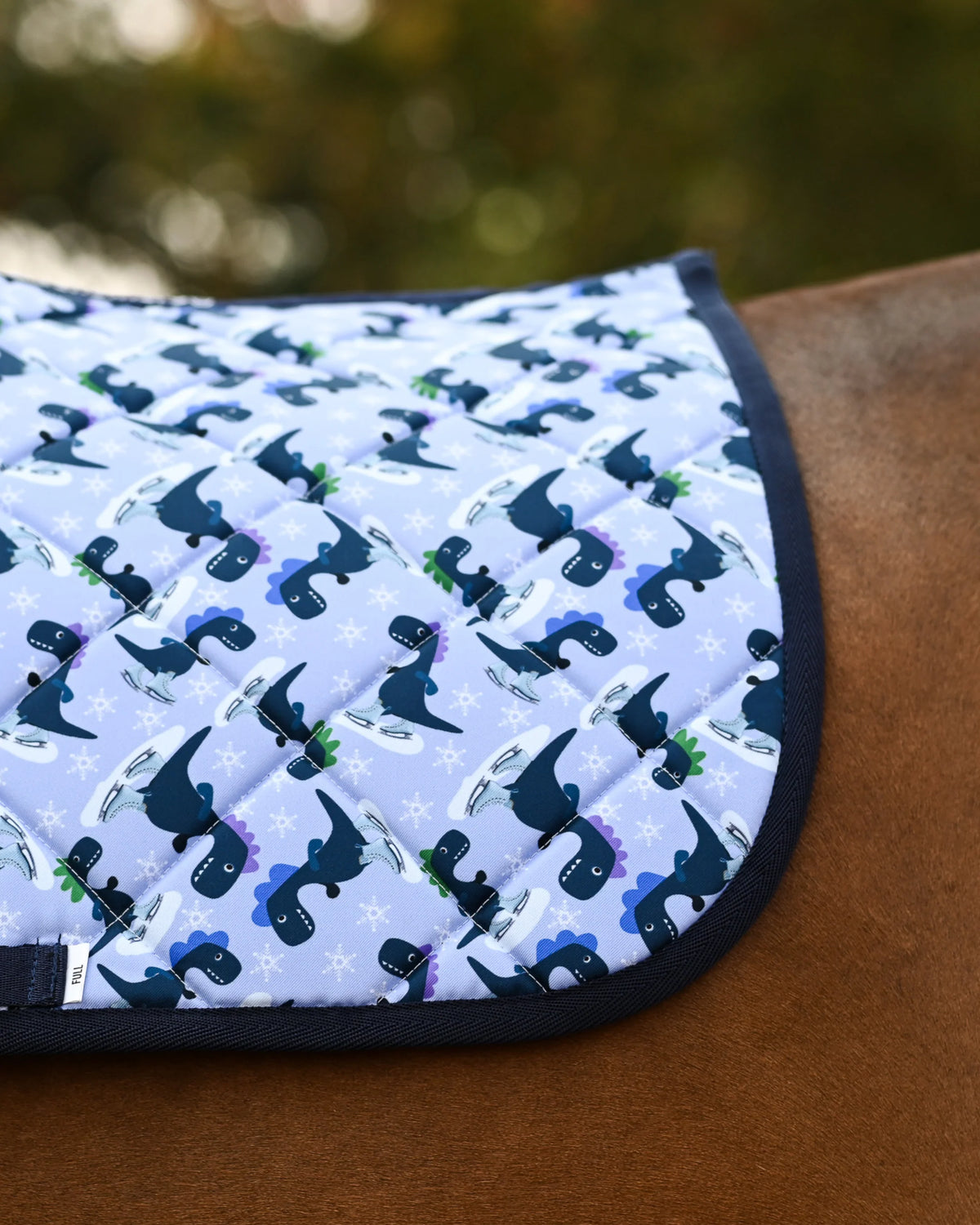Dreamers & Schemers All Purpose Saddle Pad - Dino-skate