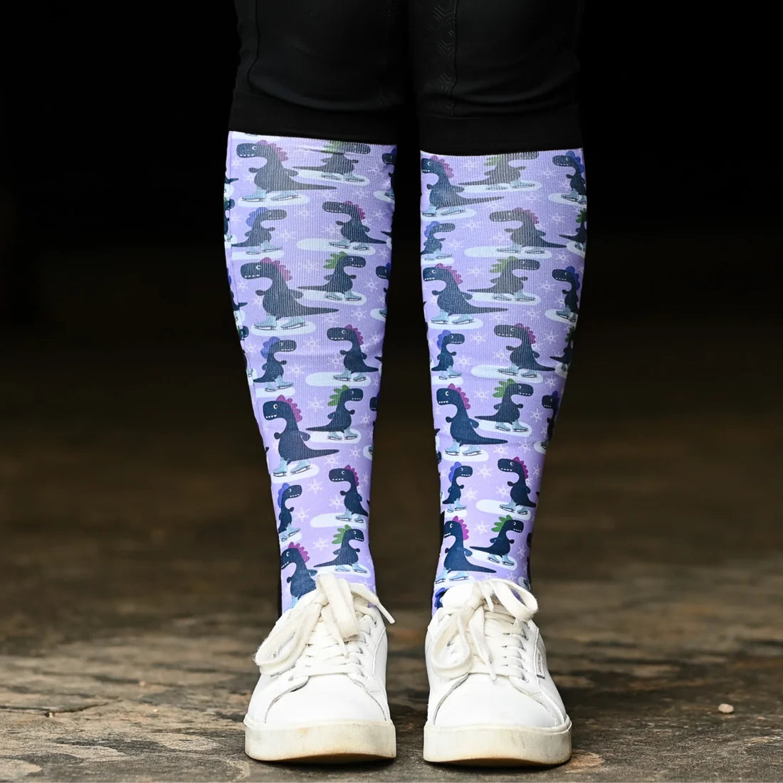 Dreamers & Schemers Pair & A Spare Socks - Dino-skate