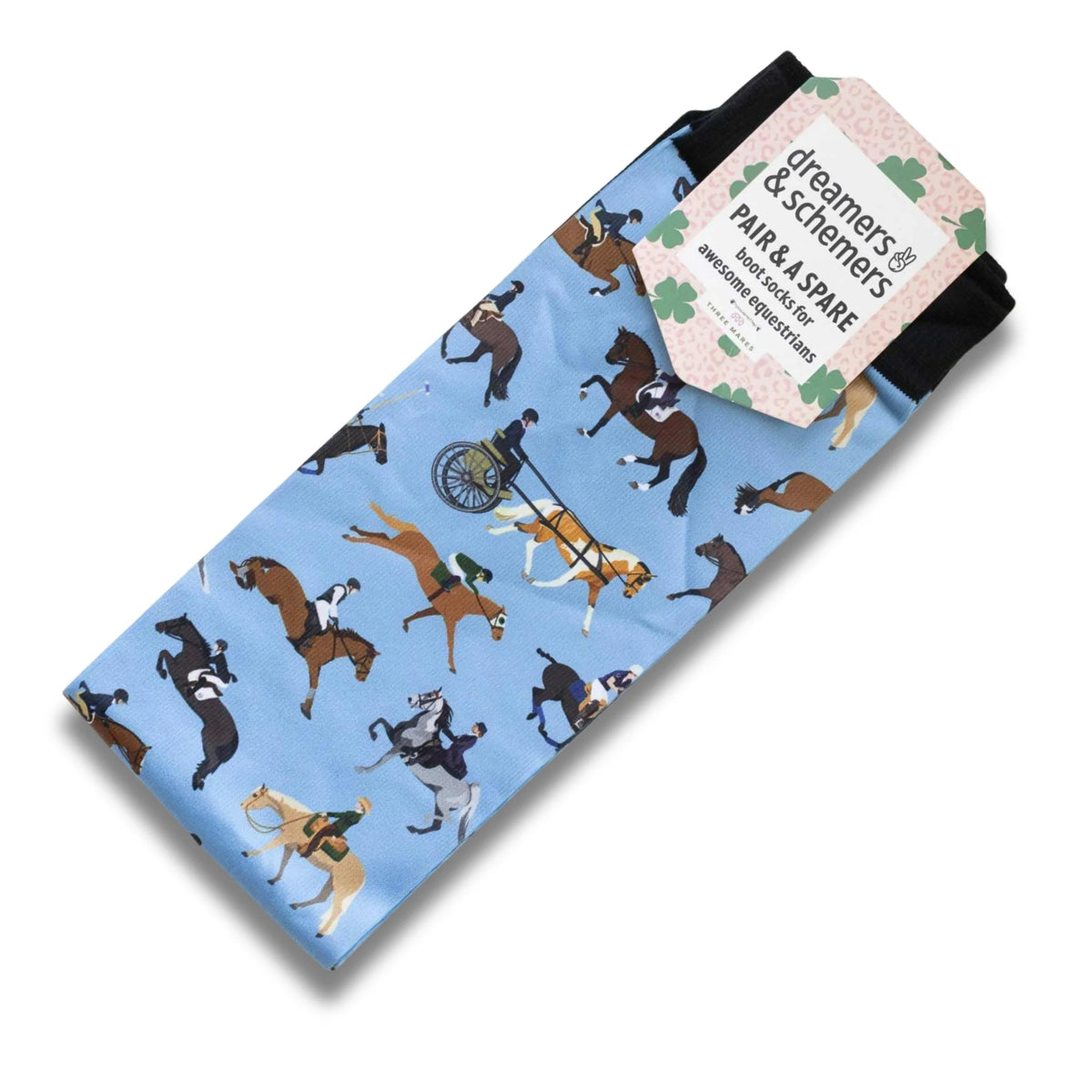 Dreamers & Schemers Pair & A Spare Socks - The Pony Island Horse Sports