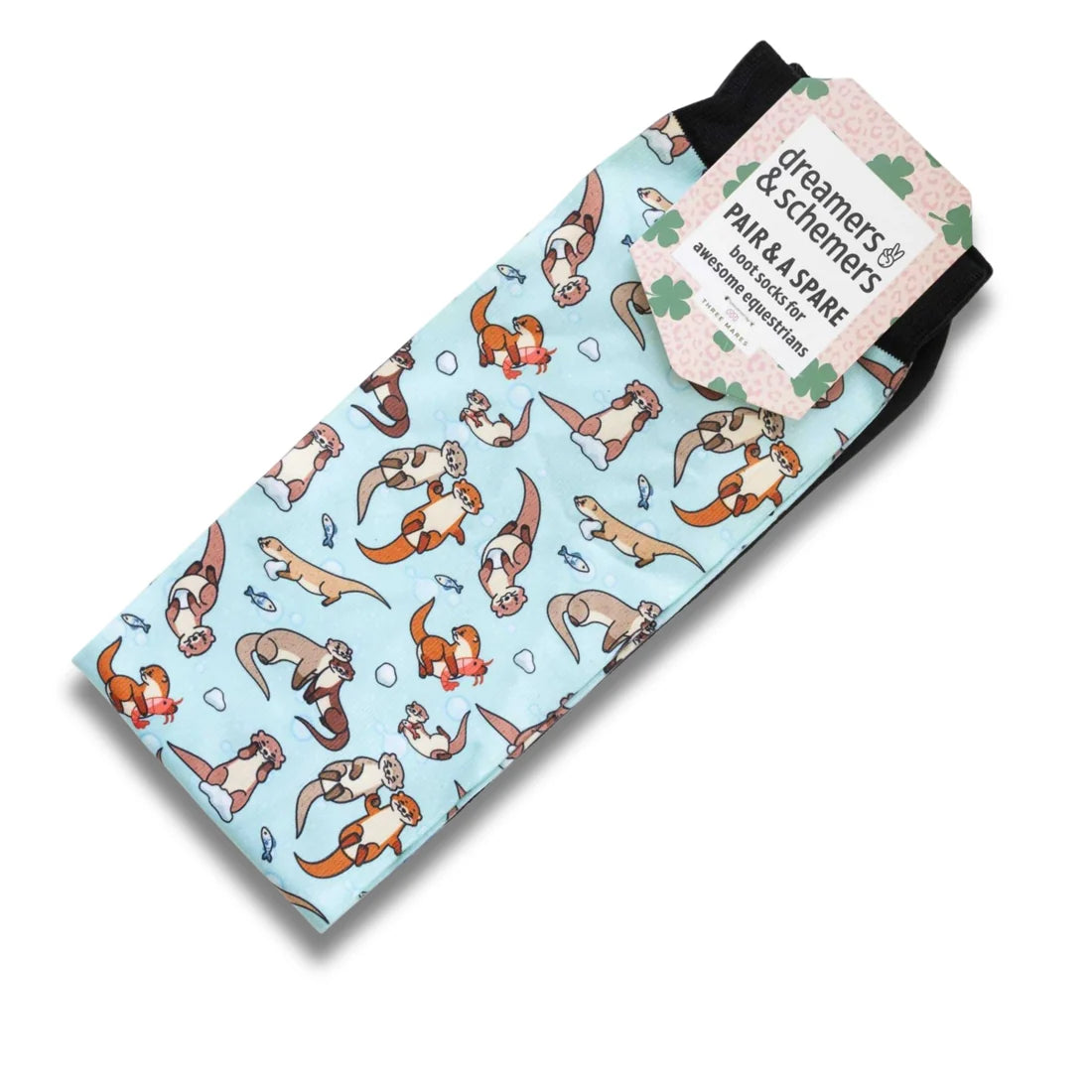 Dreamers & Schemers Pair & A Spare Socks - Otter-ly Adorable