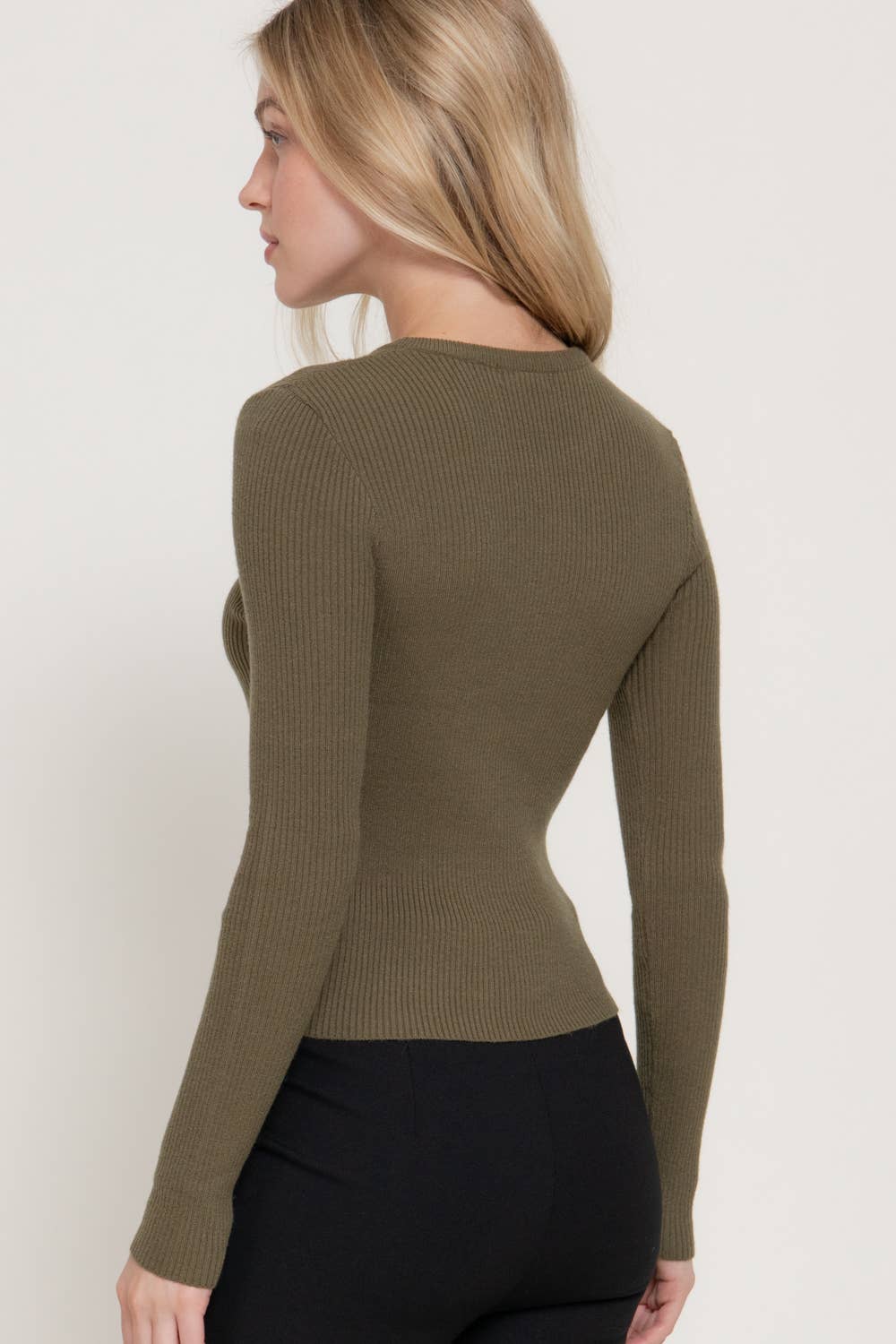Long Sleeve Crew Neck Sweater