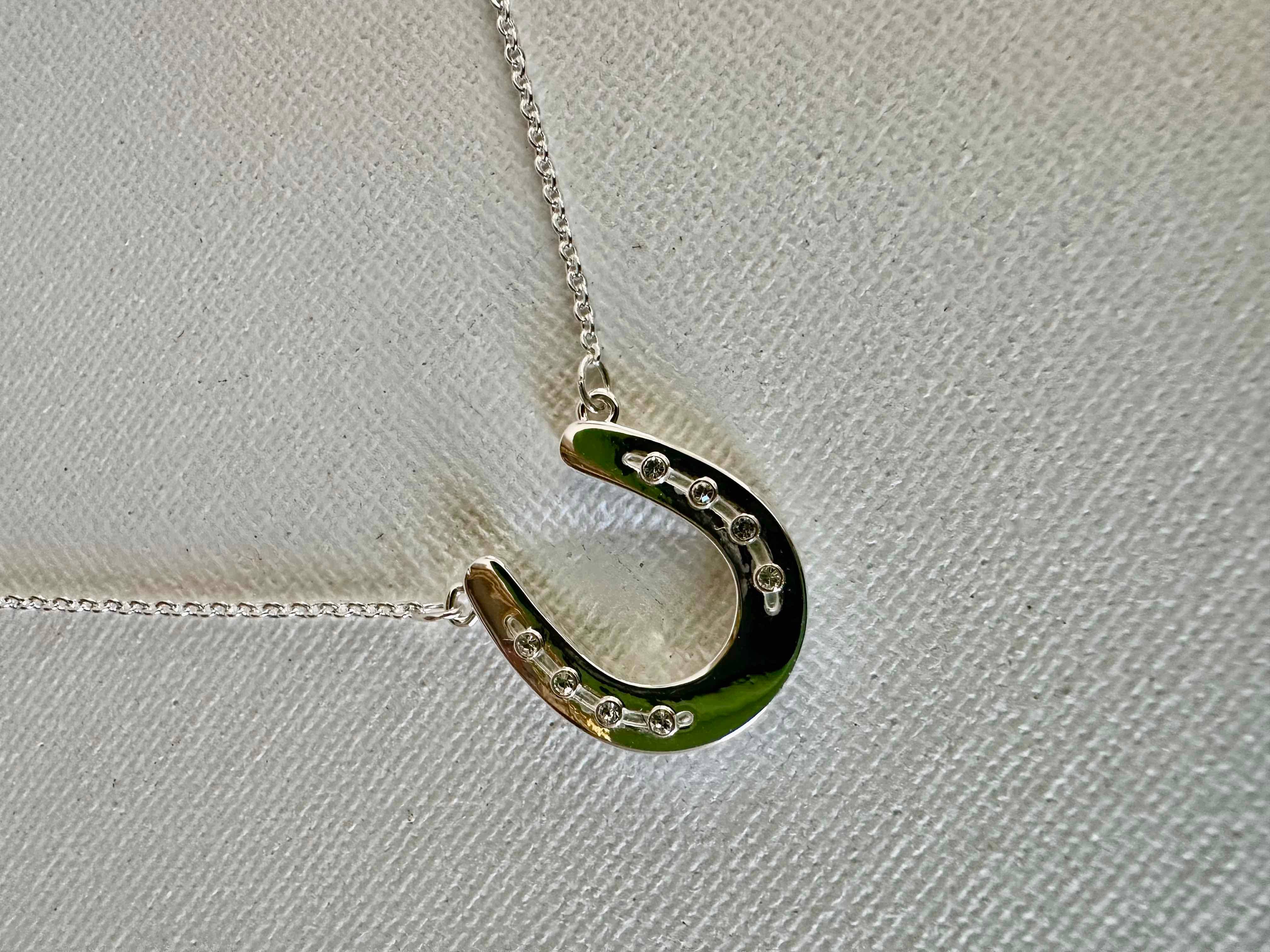 Petite Single Horseshoe Necklace for Arabian Lovers