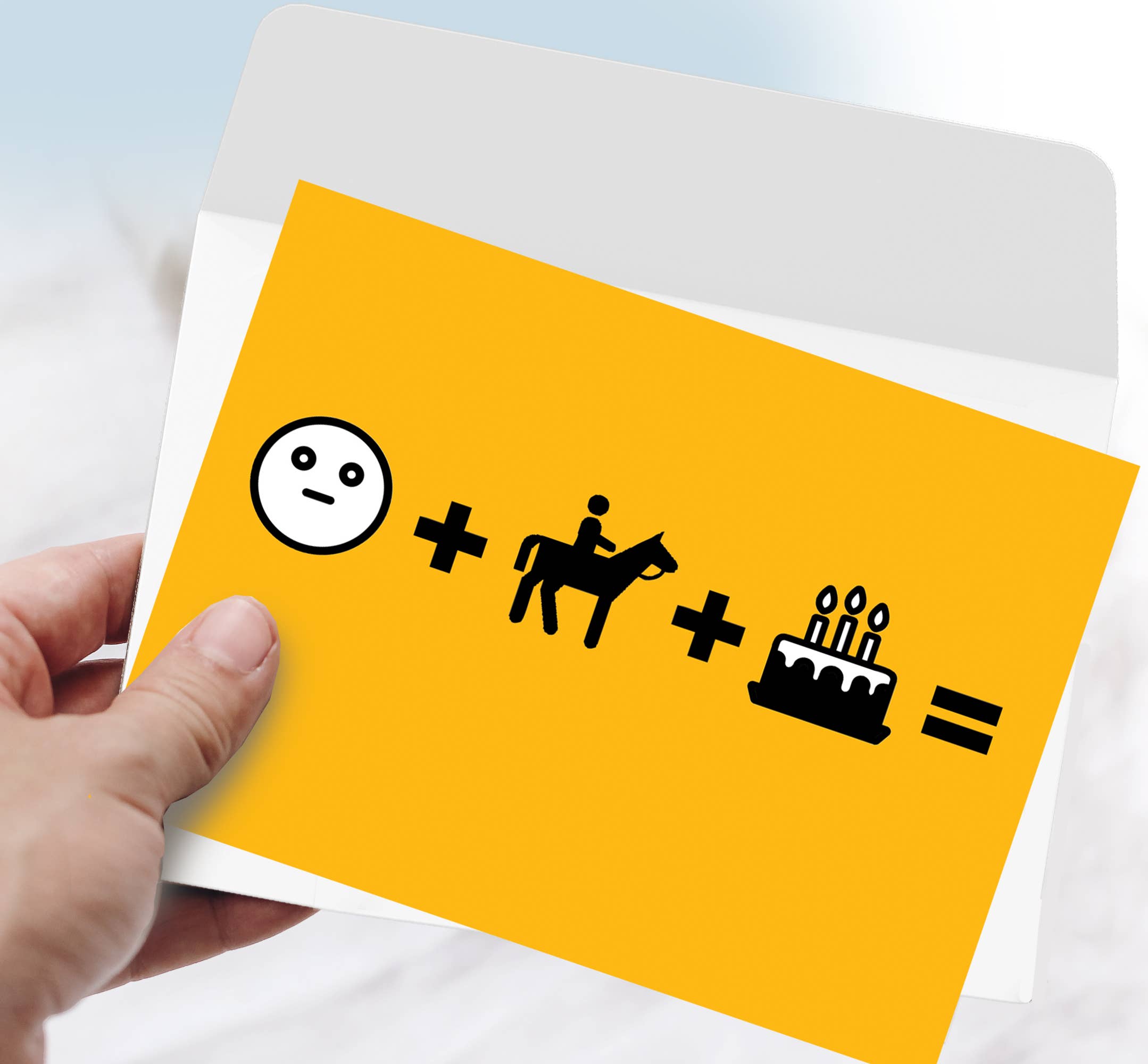 Horse Hollow Press Birthday Card | Frown/Smile