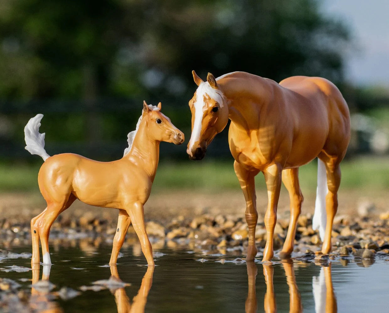 Breyer Ebony Shines and Charlize | Quarter Horse Set - sku to order - 115933