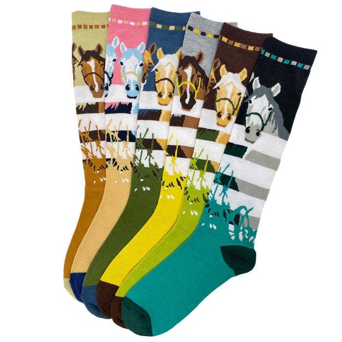 At the Fence Adult Tall Socks