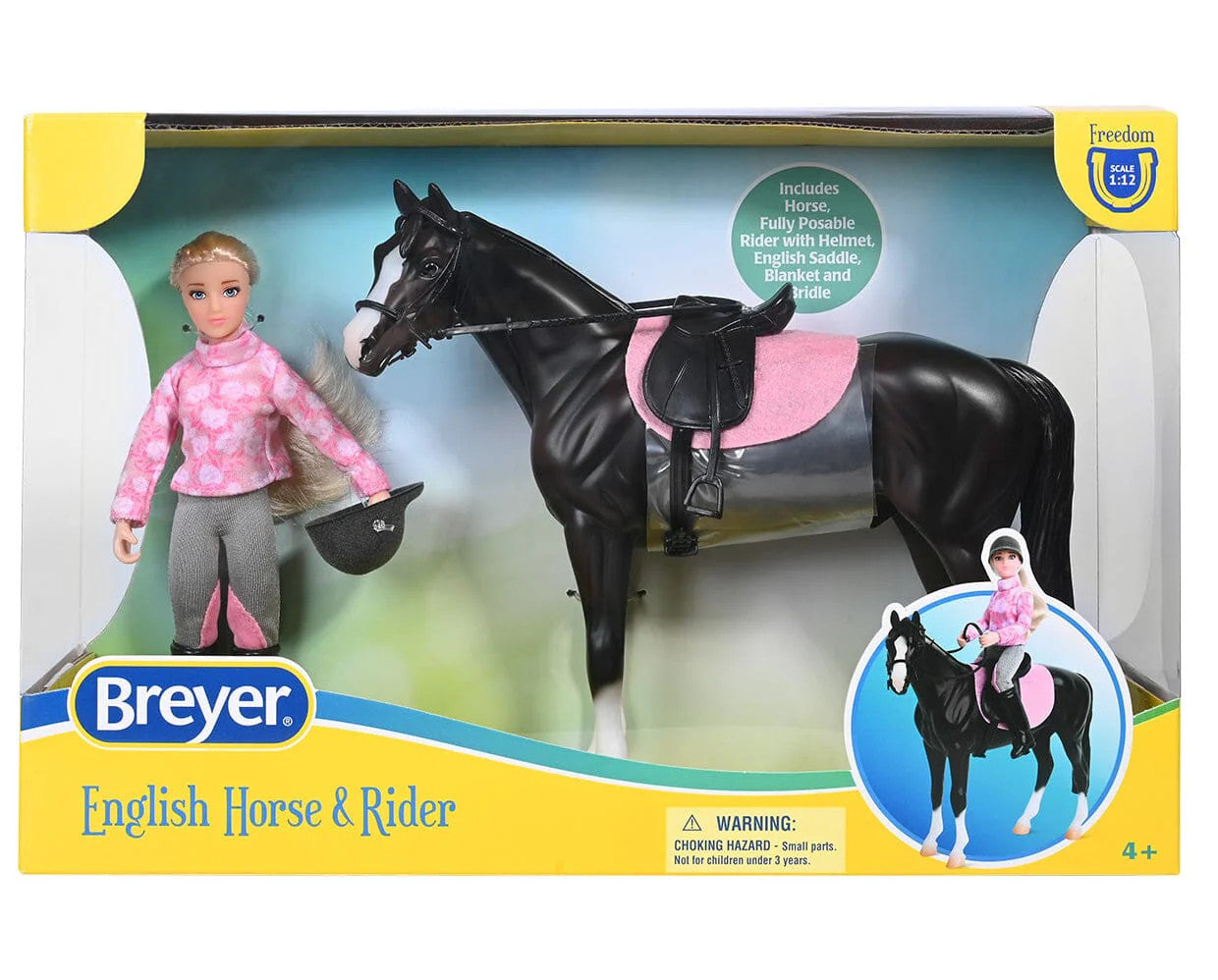 Breyer English Horse & Rider - sku to order - 117413