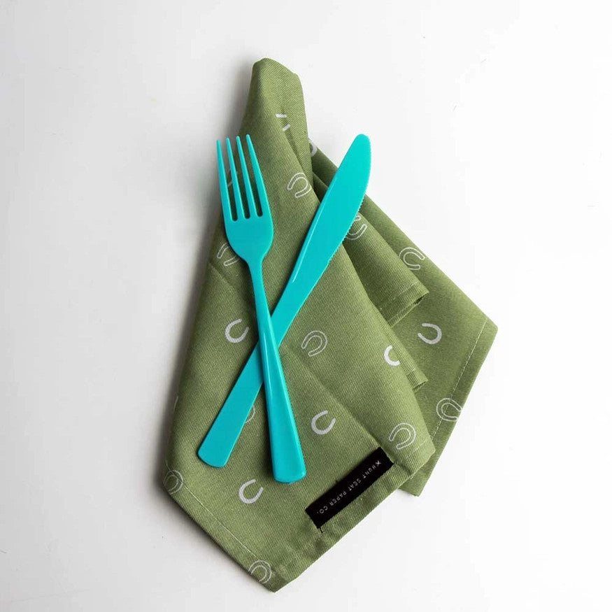 Hunt Seat Paper Co Lucky Olive Napkins - Set of Four - sku to order - 60031678