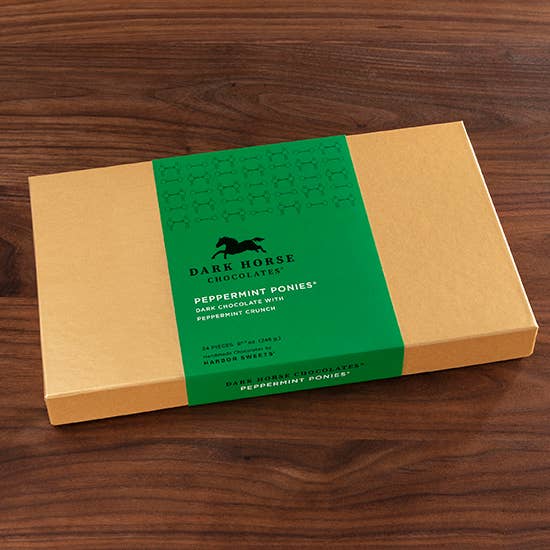 Harbor Sweets Chocolates - Dark Chocolate 16 Pcs Peppermint Ponies