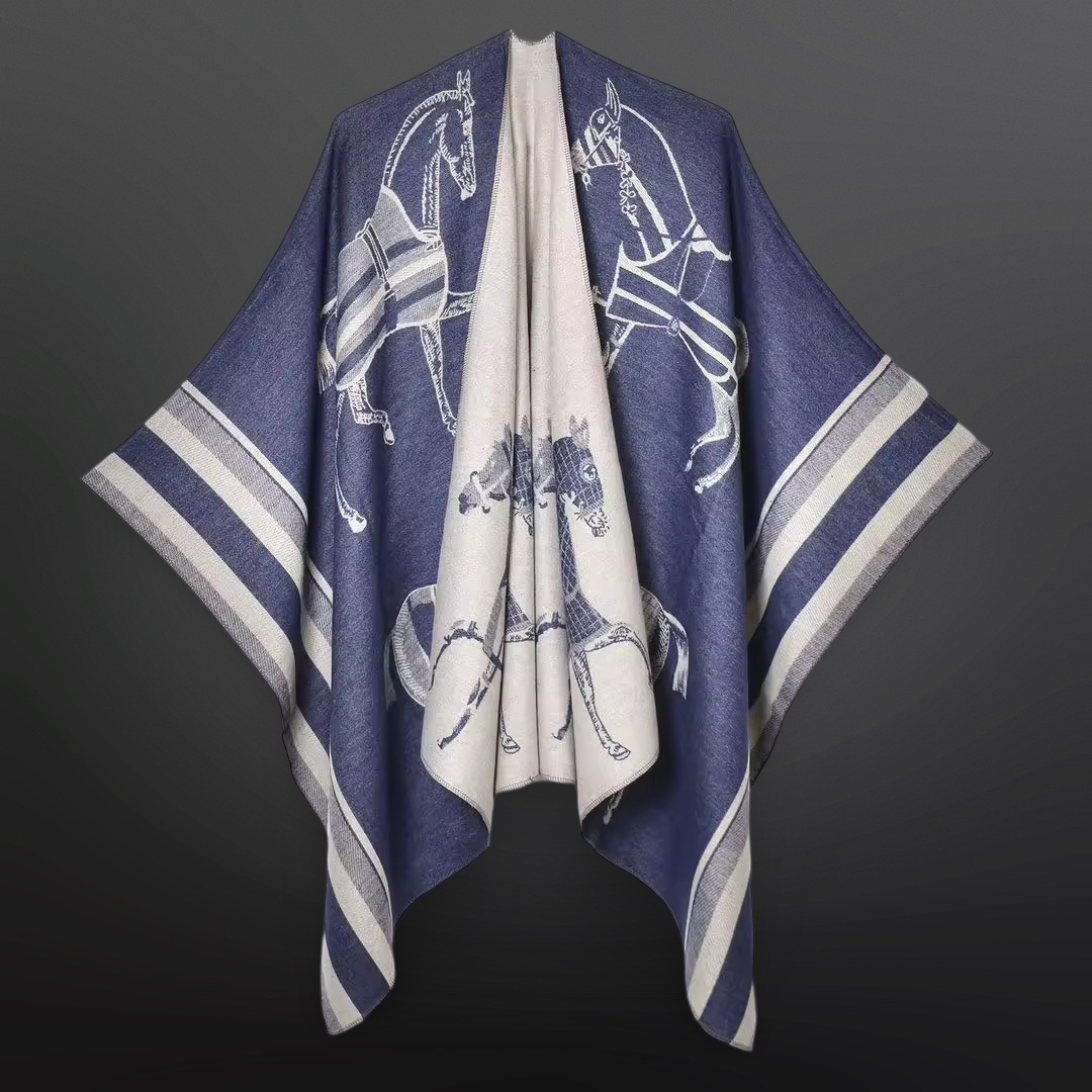 Westrian International - Equestrian Horse Blanket Shawl Wrap Scarf