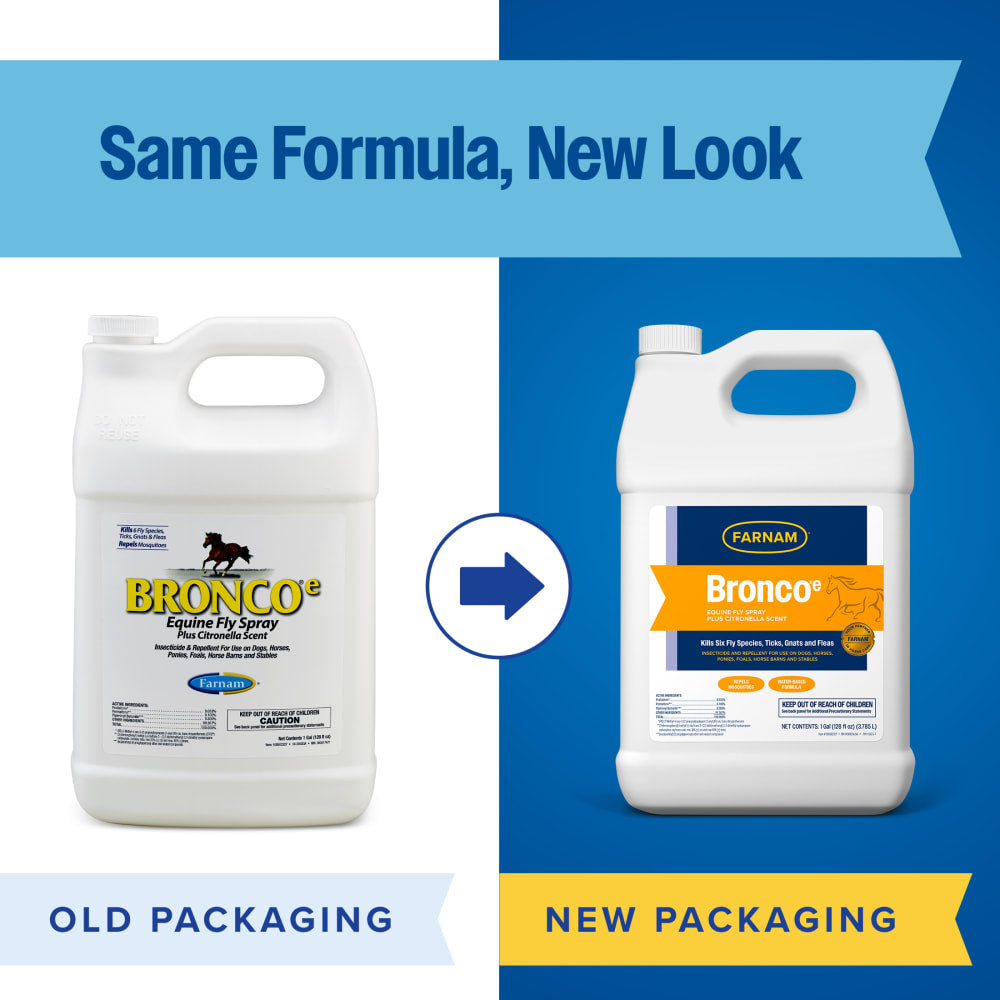 Bronco Equine Fly Spray Plus Citronella Scent