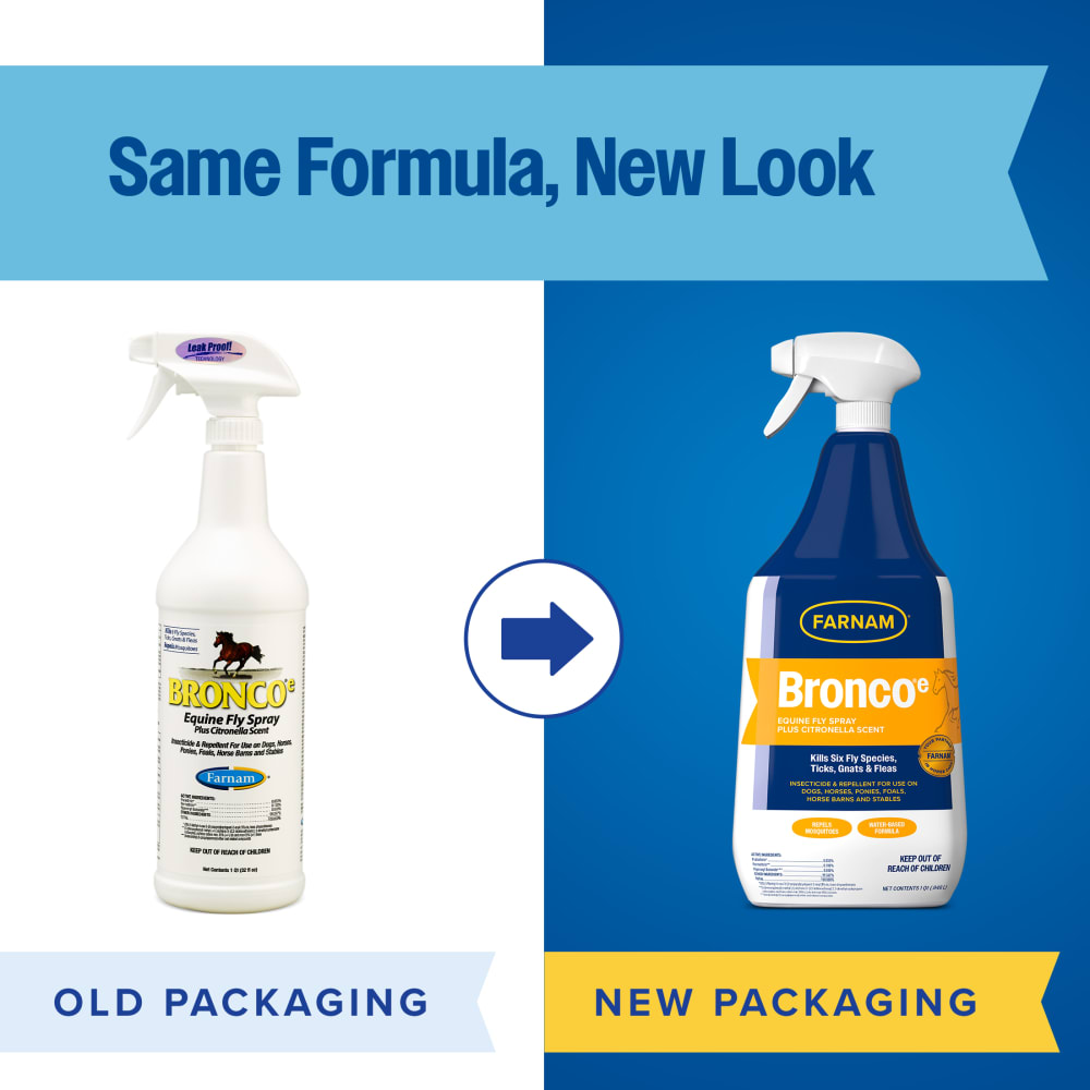 Bronco Equine Fly Spray Plus Citronella Scent