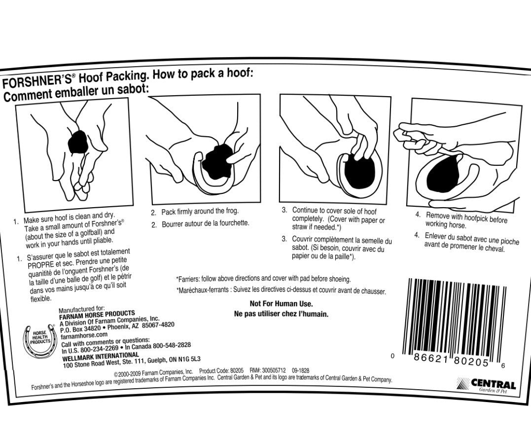 Forshner's Hoof Packing - sku to order - 2828