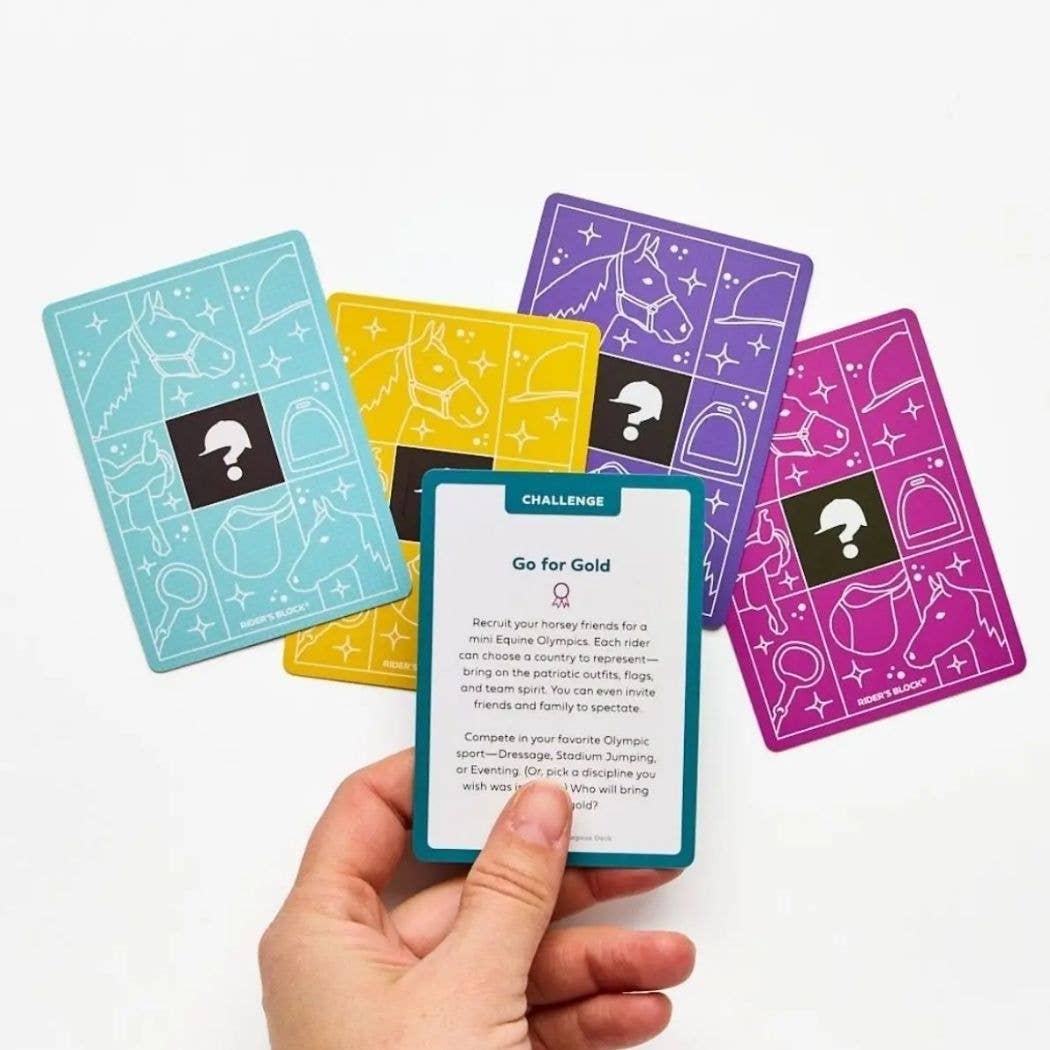 Stable Mind - Horse Riding Exercises & Activity Card Deck - Jumper