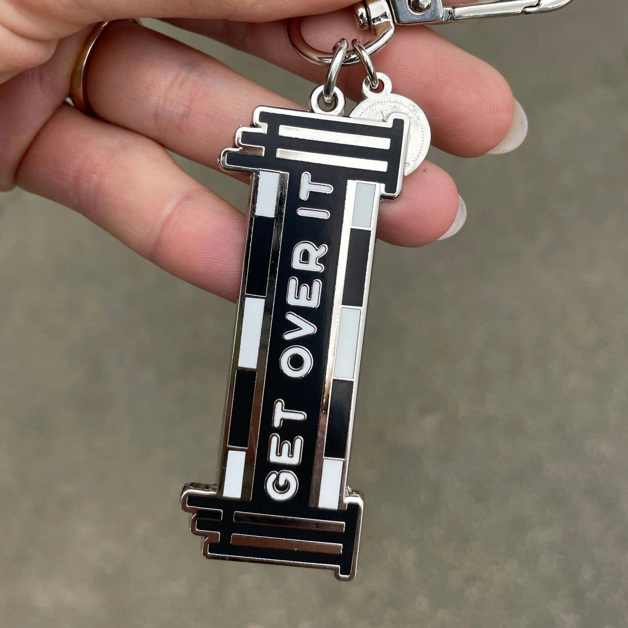 Dapplebay Get Over It Keychain - sku to order - 117886