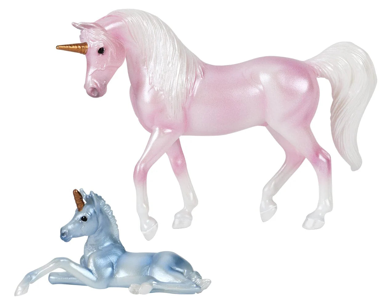 SALE Breyer Unicorn Magic Carriage and Foal