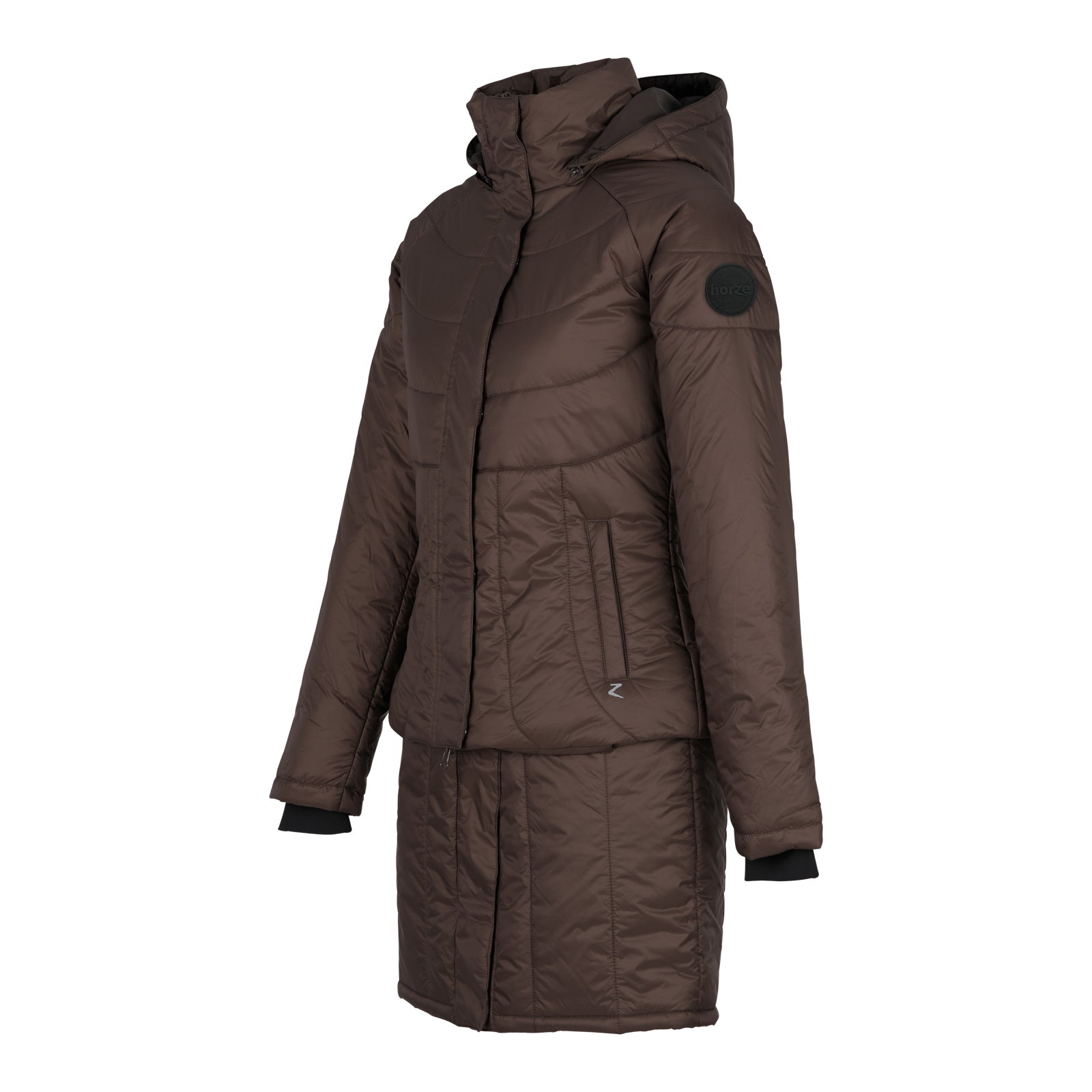 Sale Horze Aurora Womens Padded Parka with Removable Hem