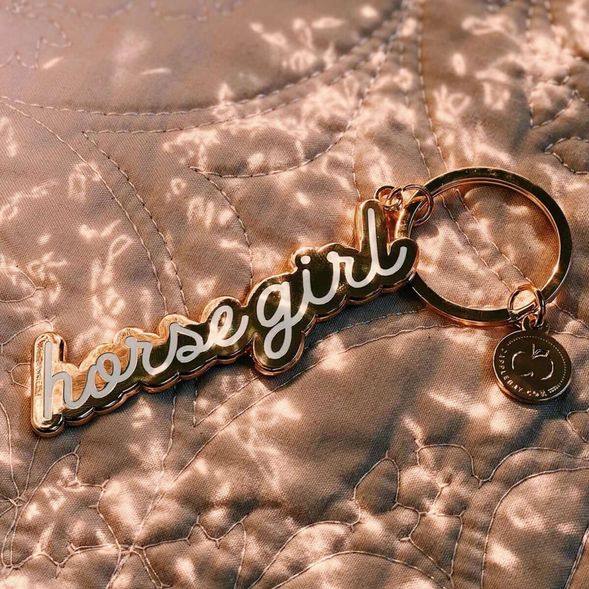 Dapplebay Horse Girl Keychain - sku to order - 118138