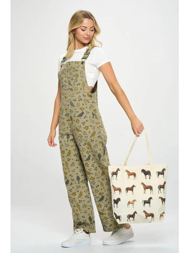 Horse Print Tote Bag - sku to order - 118380