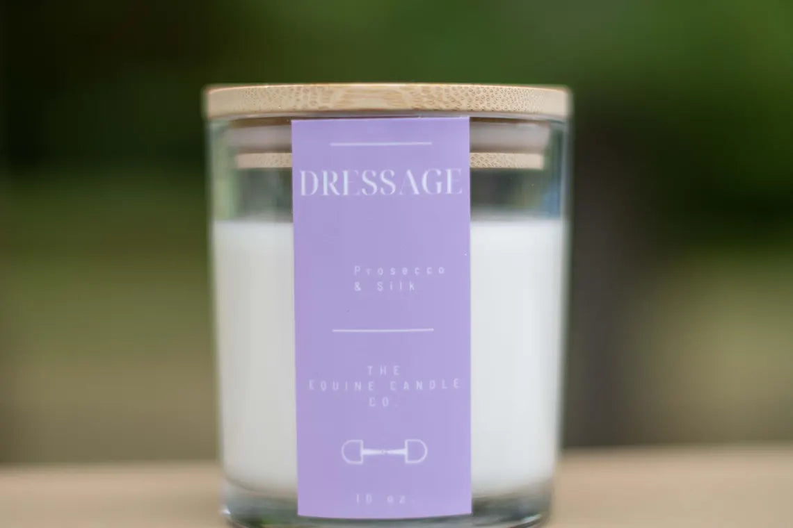 The Equine Candle Co Dressage Candle