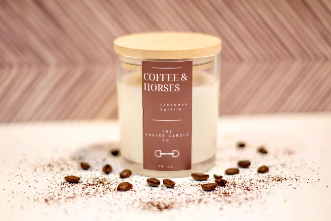 The Equine Candle Co Coffee & Horses Candle