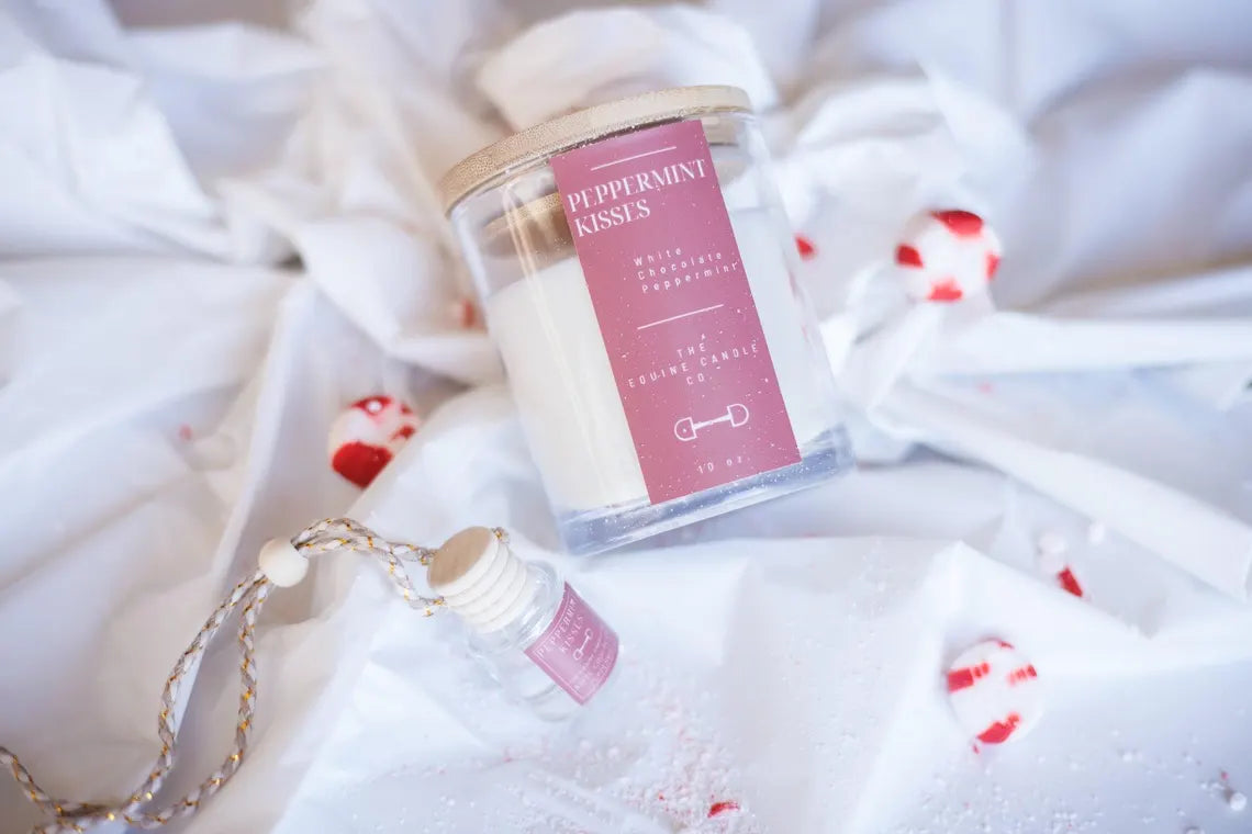 The Equine Candle Co Peppermint Kisses Candle