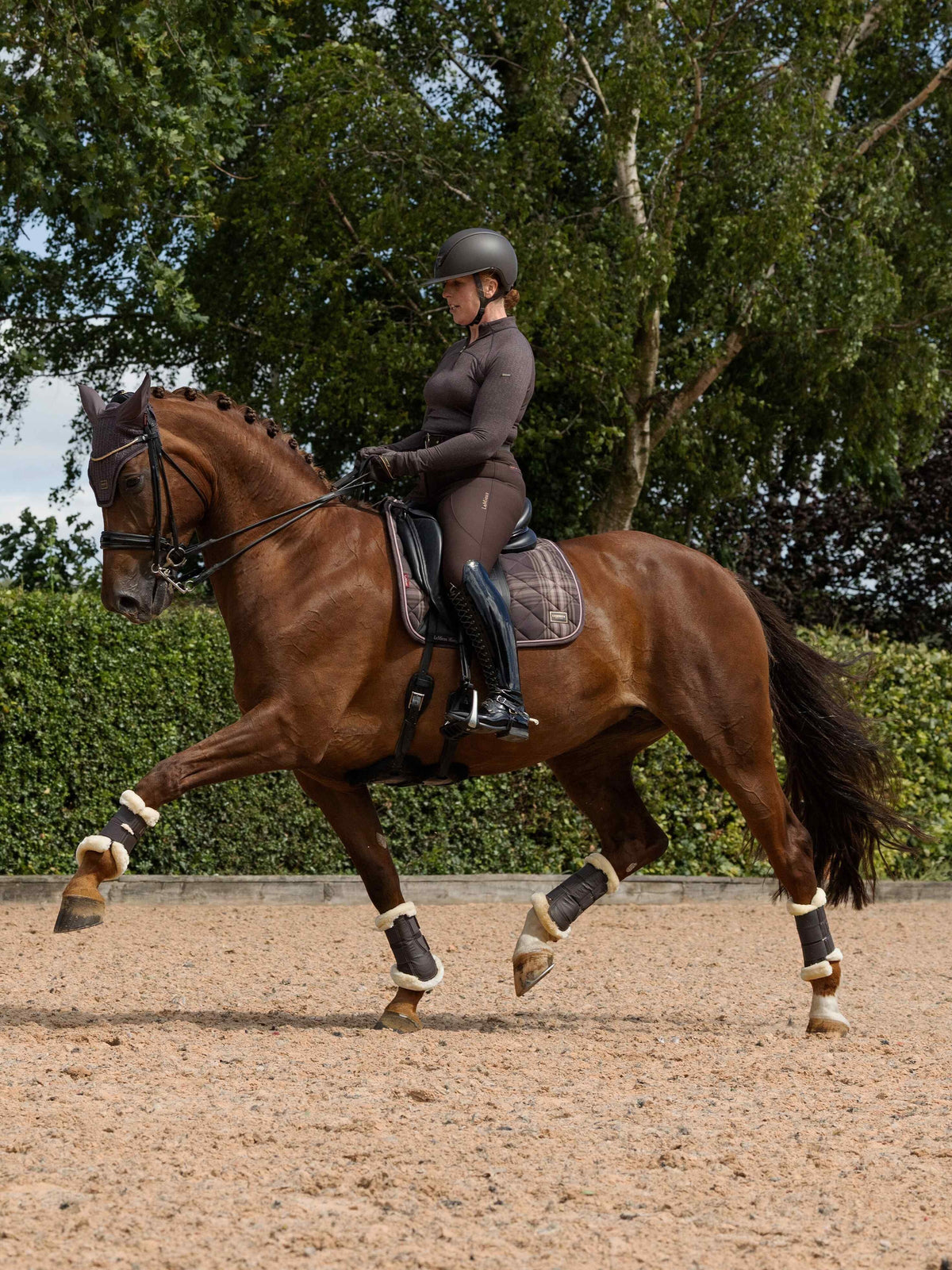 LeMieux Heritage Check Dressage Square
