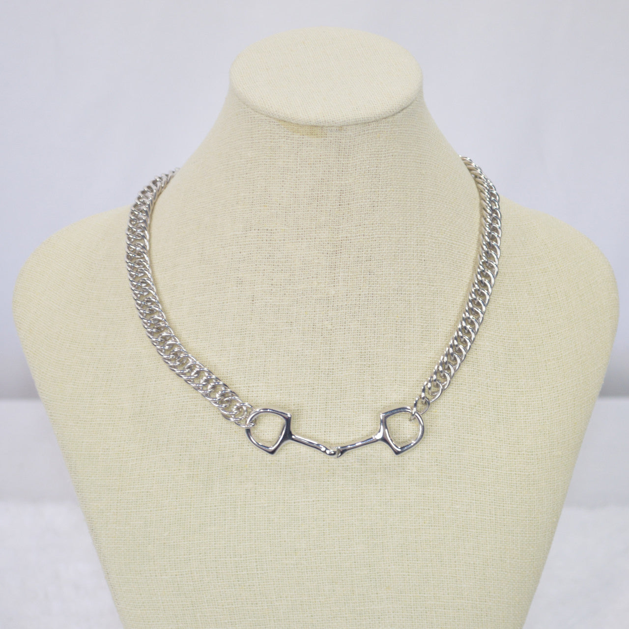 Michel McNabb Large Bit Curb Chain Necklace - sku to order - 71190