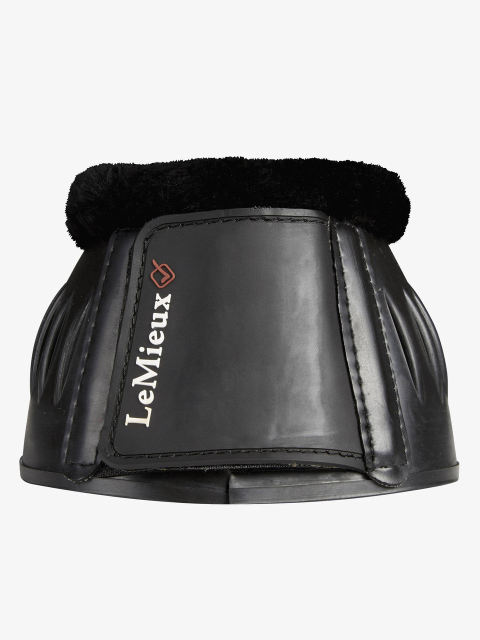 LeMieux Rubber Bell Boots with Fleece - supporting