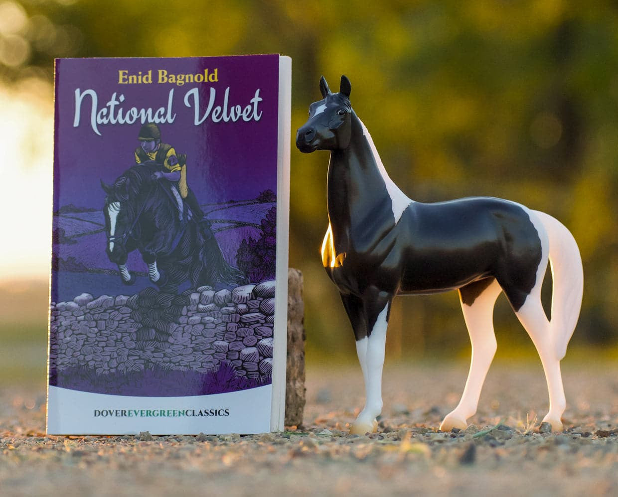 Breyer National Velvet Horse and Book Set - sku to order - 108241