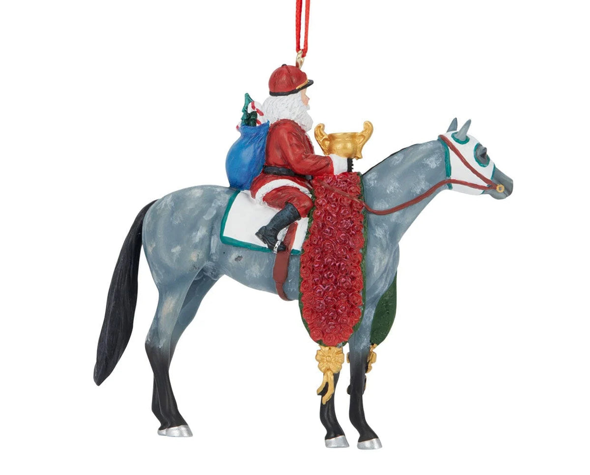 Breyer 2026 Santa Ornament - Off to the Races