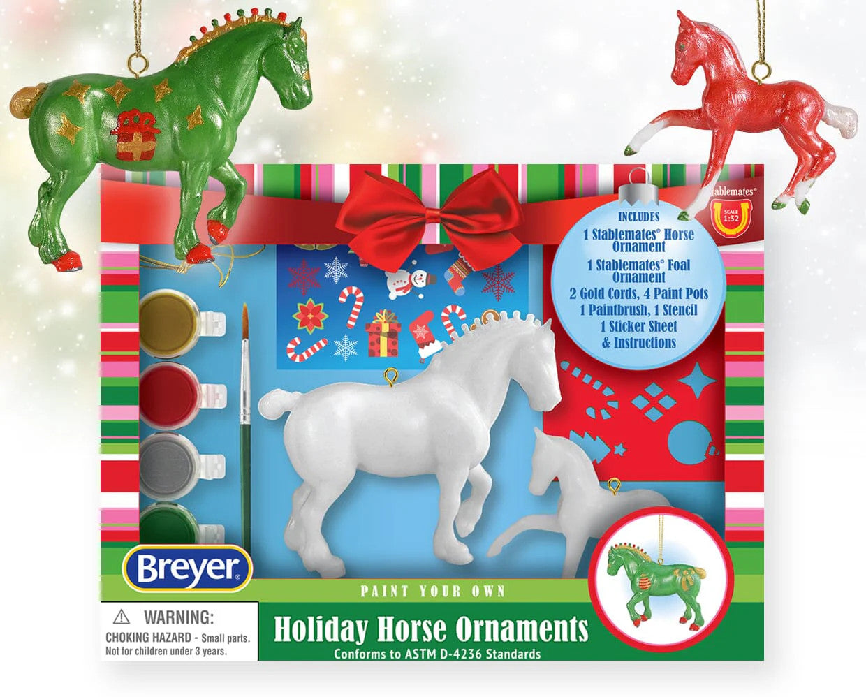 Breyer Paint Your Horse | 2024 Ornament Craft Kit - sku to order - 117422