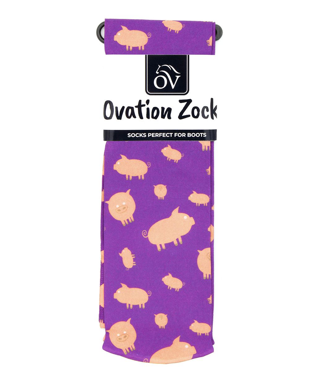 Ovation Ladies Patterned Zocks Riding Boot Socks