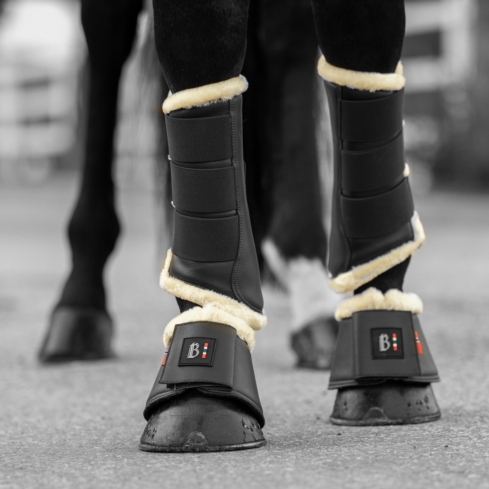 Sale B Vertigo Wellington Fleece Top Bell Boots