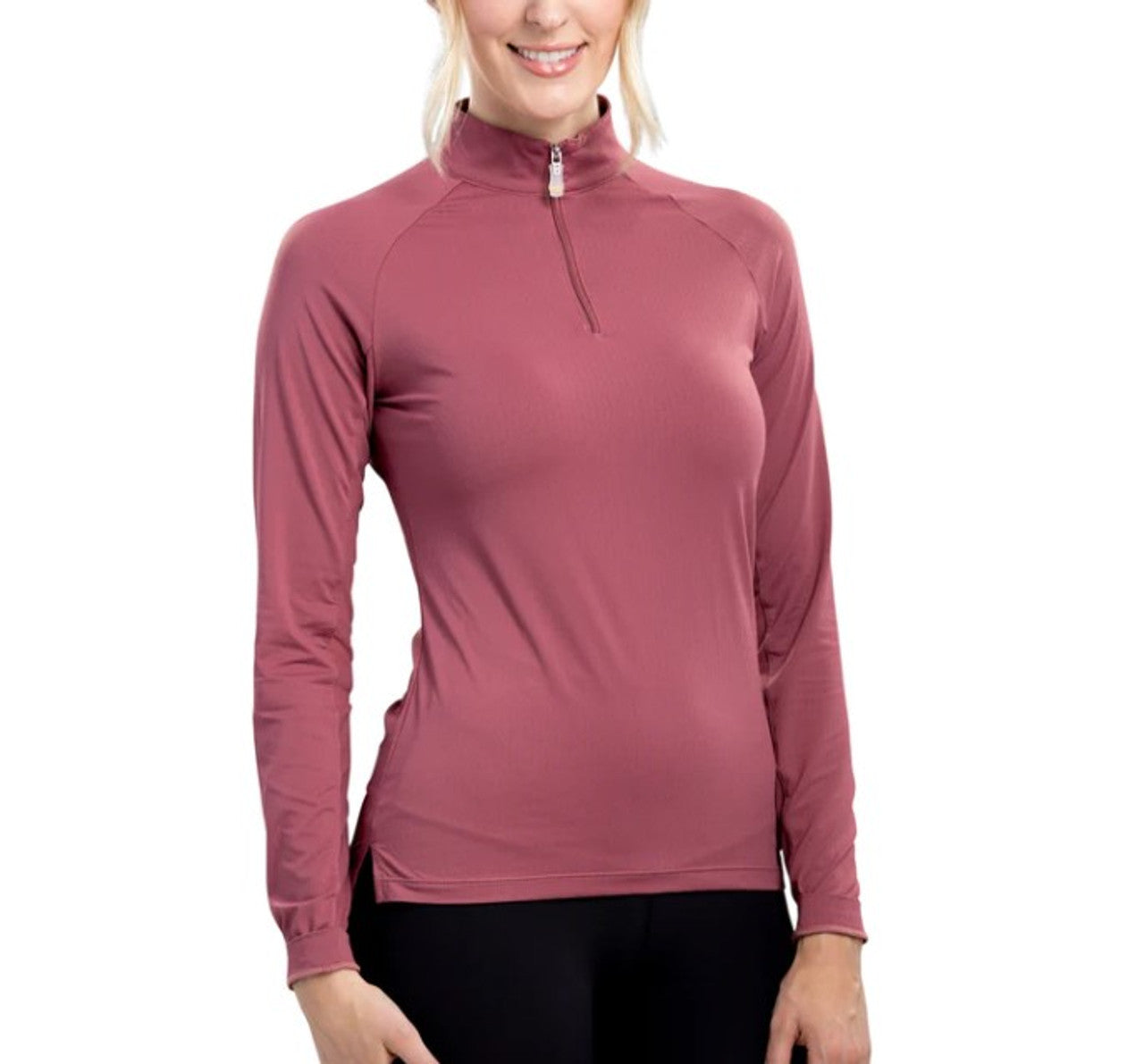 Kastel Denmark Dusty Rose Rouched Back Long Sleeve - supporting