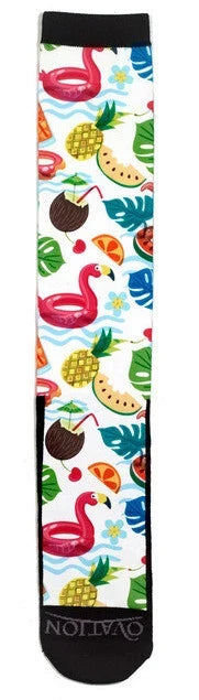Ovation Ladies FootZees Boot Sock - C2039 Summer Fun