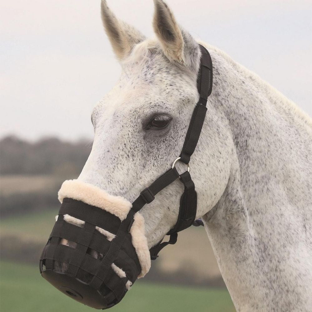 Shires Nylon Deluxe Grazing Muzzle - main