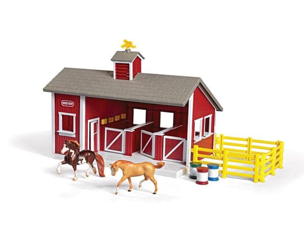 Breyer Red Stable Playset