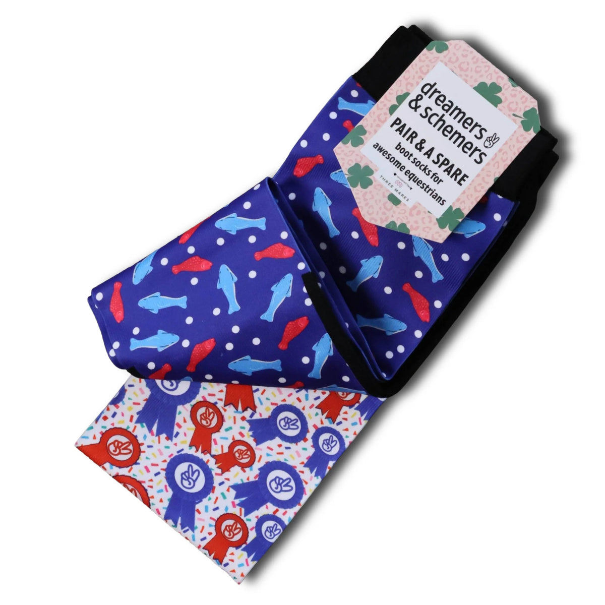 Dreamers & Schemers Pair & A Spare Socks - Sweet-ish Fish