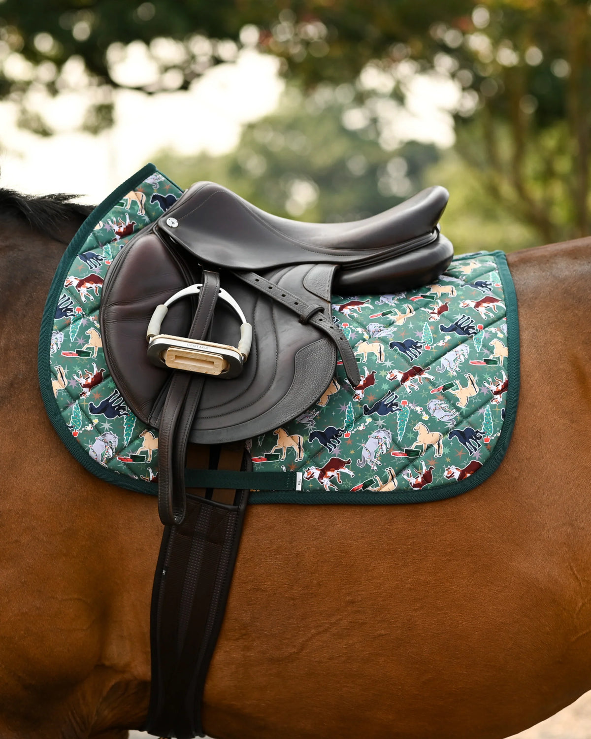 Dreamers & Schemers All Purpose Saddle Pad - The Naughty List